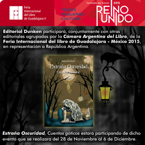 Extraña Oscuridad - Feria del Libro de Guadalajara 2015