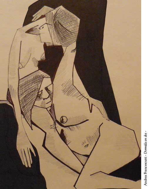 Andrea Francescutti - Dormida en dos -