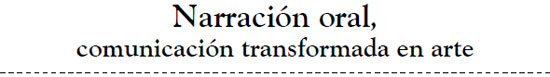 Narración oral